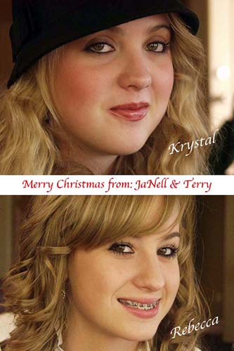 <merry christmas from terry and janell>